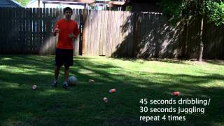 Drills in Soccer  30 Minute Soccer Training Session 1  Online Soccer Academy [upl. by Neleh421]