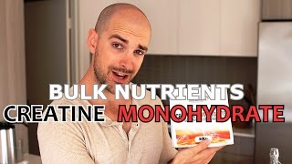 Bulk Nutrients  Creatine Monohydrate REVIEW [upl. by Hynda]