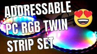 Cheap Way To Add Addressable RGB Strips To A PC [upl. by Ennaegroeg]