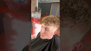 Men’s perm curly hair perm on straight hair [upl. by Neurath]