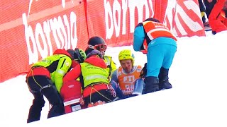 Christof INNERHOFER  CRASH  Super G  Bormio 2023 [upl. by Onyx]