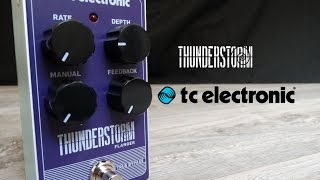 TC Electronic  Thunderstorm flanger [upl. by Nalyr]