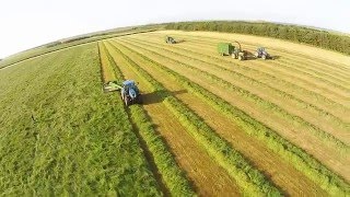 At silage in Northumberland using RTK [upl. by Noyart]