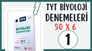 1 TYT Biyoloji Denemesi  Limit Yayınları [upl. by Enelam]