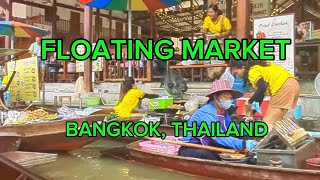 Floating Market Damnoen Saduak  Bangkok Thailand [upl. by Naujled]