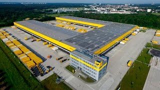 Neues DHLPaketzentrum in Obertshausen eröffnet [upl. by Neirb]