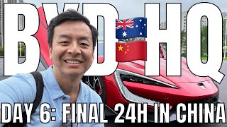 BYD Headquarters Shenzhen China  Day 6 Australia Media Tour 2024 [upl. by Madanhoj]