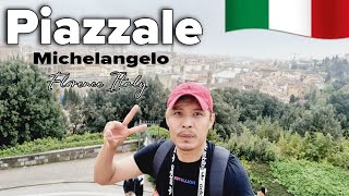 🇮🇹 Piazzale Michelangelo in FLORENCE ITALY WALKING TOUR VIDEO trending travel italy florence [upl. by Dwane]