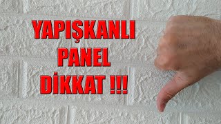 Yapışkanlı Duvar Paneli ile Yaşadığım Problem  Duvar Kaplama [upl. by Aniham]