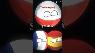 Polska vs Francja i Hiszpania europe countryballs map geography [upl. by Aidnyc]