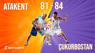 Atakent  Çukurbostan  Div 2  Sporsepeti Basketbol Ligi [upl. by Alaehcim]