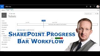 SharePoint Workflow that Adds and Updates a Progress Bar [upl. by Yecam418]