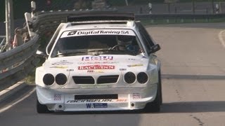 LANCIA DELTA S4 exgroup B at Swiss Hillclimb 2012 Pure Engine Sound No Music [upl. by Atok]