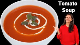 सर्दियों में टमाटर का सूप हेल्दी तरीके से बनायें  Tomato Soup Recipe  Healthy Soup KabitasKitchen [upl. by Schweitzer857]