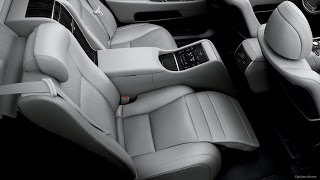 2016 Lexus LS 600h L interior tour part 2  the luxurious back seat [upl. by Nueoht]