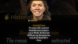 Reconstructed Face Of Neanderthal Woman [upl. by Arrej158]