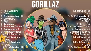 Gorillaz Greatest Hits Full Album  Top Rock Songs of the Gorillaz [upl. by Einnoc]