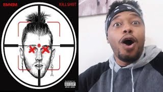 EMINEM KILL SHOT MACHINE GUN KELLY DISS REACTION 😵 [upl. by Secundas]