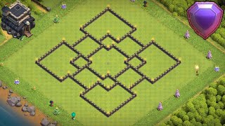 Doce Diseño Ayuntamiento 9  Th9  Subida De Copas Clash of Clans [upl. by Yeleen]