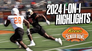 2024 Senior Bowl WRvsDB 1 on 1 Highlights [upl. by Aniluj]