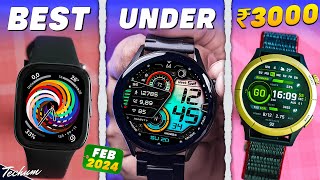 2024s BEST SMARTWATCH Under 3000⚡Best Smartwatch Under 3000⚡Top 5 Best Smartwatches Under 3000 2024 [upl. by Nelac]