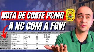 PCMG  A projeção da Nota de Corte com a FGV [upl. by Ymme]