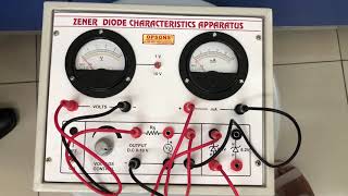 ZENER DIODE to determine reverse breakdown voltage PRAKASH amp MINI [upl. by Susie]