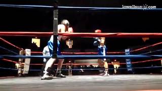 Josniel Castro of Lawrence Boxing Club fights Matthew Difraia in a 152 Novice GoldenGloves bout C [upl. by Sadowski]