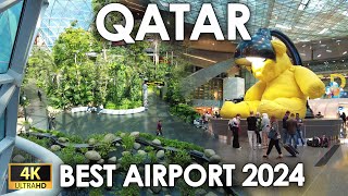 BEST AIRPORT IN THE WORLD 2024  FULL TOUR 4K qatar 2024 tour [upl. by Tonye169]