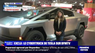 Vivatech notre journaliste vous présente en exclusivité le Cybertruck de Tesla [upl. by Muryh823]