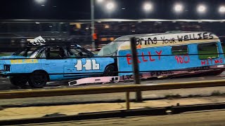 Yarmouth Stadium Caravan Figure 8 Destruction Derby  Thursday 24th August 2023 [upl. by Hsiwhem]