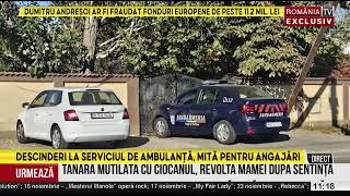 Descinderi la serviciul de ambulanta Mita pentru angajari [upl. by Anaujat239]