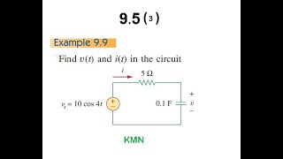 Impedance and Admittance  Example 99  ENA 953EAEnglish  Alexander amp Sadiku [upl. by Arnst]