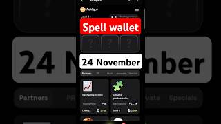 Dropee Daily Combo 24 November  Dropee Daily Combo Today [upl. by Walling]