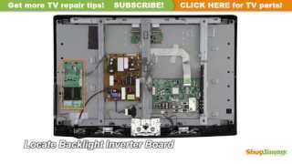 LCD TV Repair Tutorial  How to Replace the Backlight Inverter Board in LG amp Philips LCD TVs [upl. by Reede]