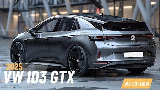 New 2025 Volkswagen ID3 GTX  rearwheel drive electric hot hatch revealed ❗ [upl. by Aidaas944]