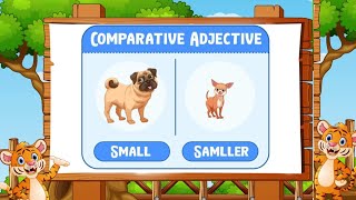 Comparative adjectives englishgrade4 educationalvideo adjectivesinenglishgrammar [upl. by Nnarefinnej150]