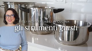 LESSENZIALE IN CUCINA  le pentole che ti servono davvero [upl. by Gnoix]