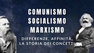 Comunismo socialismo e marxismo somiglianze differenze origini e storia [upl. by Ramah839]