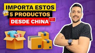 5 PRODUCTOS RENTABLES para COMPRAR BARATO en CHINA Y VENDER ONLINE 2024 🎯 [upl. by Virgina164]