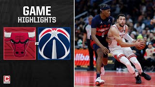 Chicago Bulls vs Washington Wizards  Full Game Highlights  CHSN Chicago Bulls [upl. by Ellerrehs262]