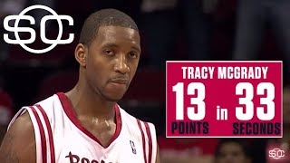 That time Tracy McGrady scored 13 points in 33 seconds  SportsCenter  ESPN Archives [upl. by Akehsar190]