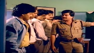 Shankarnag arrest fake income tax raid Officer  Best Scenes of S P Sangliyana Part 2 [upl. by Vilma753]