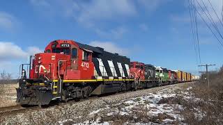 Chasing CN L568  CN 4713 West February 03 2024 [upl. by Chara]