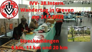 IVV 38InternWandertag in Greven vom 24042022 [upl. by Diaz]