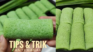 RESEP DADAR GULUNG ANTI GAGAL ‼️ IKUTIN TIPS amp TRIK NYA YAA [upl. by Zindman]