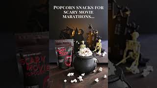 Scary Movie Popcorn Bloody Red amp Graveyard Black spookyseason halloweensnacks [upl. by Renruojos]