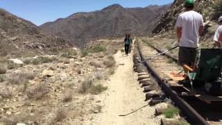 Railriders on the Carrizo Gorge Railway part 2 [upl. by Aidnahs]