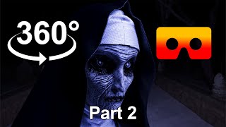 VR 360° 4K horror video Granny Nun 2  Hospital [upl. by Hintze]