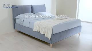 Letto contenitore matrimoniale Tuscany 20  Perdormire [upl. by Miriam]